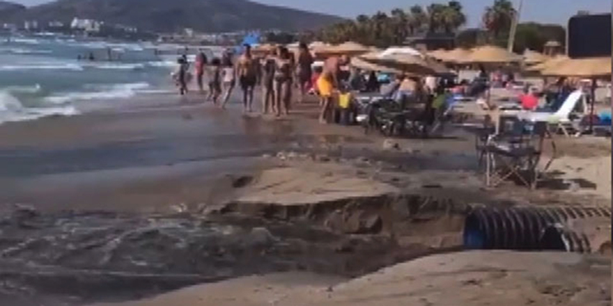 Kuşadası'nda lağımın karıştığı deniz suyu için 'temiz' raporu