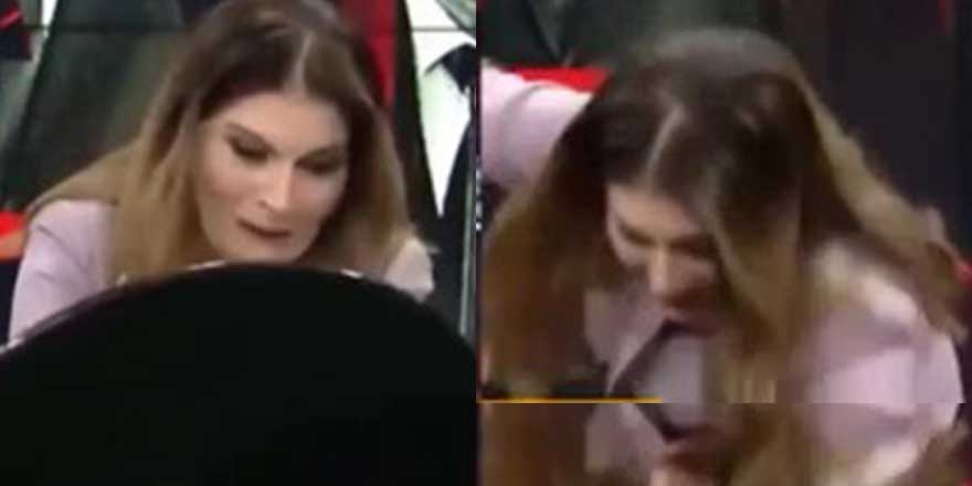 TVNET spikeri canlı yayında talihsiz kaza geçirdi!