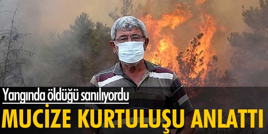 Yangında öldüğü sanılan Osman Korkmaz, mucize kurtuluşu anlattı