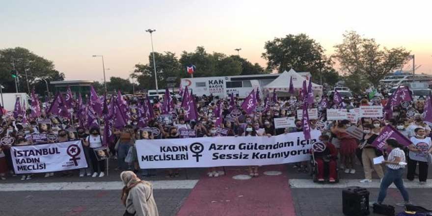 Kadıköy'de Azra Gülendam Haytaoğlu eylemi