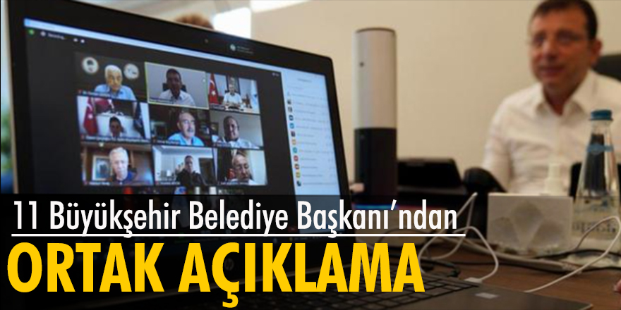 11 büyükşehir belediye başkanından ortak açıklama: Uçakları aktif hale getirmeye hazırız