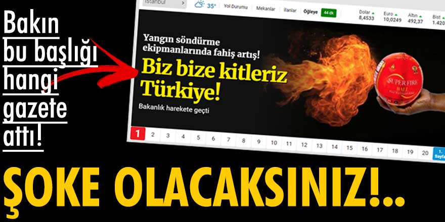 Milli Görüş'e yakınlığıyla bilinen Milli Gazete'den şoke eden başlık