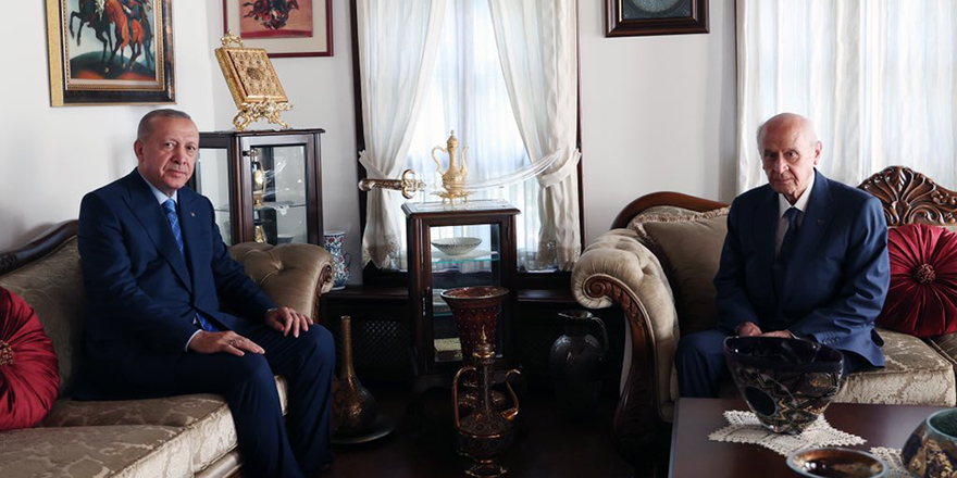 Cumhurbaşkanı Erdoğan'dan Bahçeli'ye ziyaret