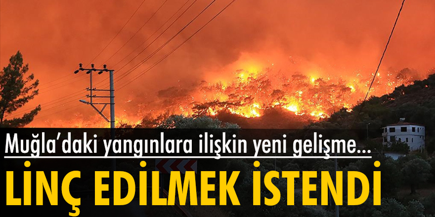 Muğla'daki yangınlara ilişkin yeni gelişme...