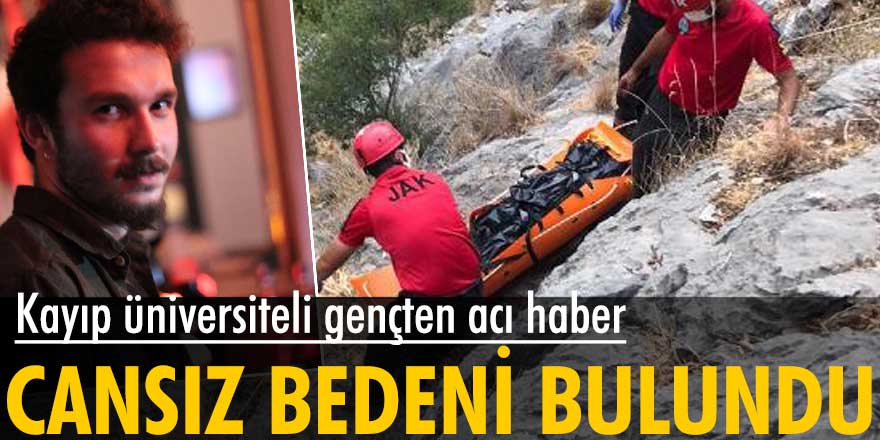 Antalya'da 5 gündür kayıp olan Samet Işıtan’ın cansız bedeni bulundu