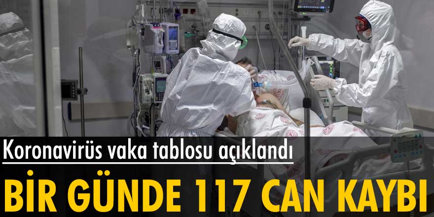 Korona virüs vaka sayıları açıklandı: 117 kişi hayatını kaybetti