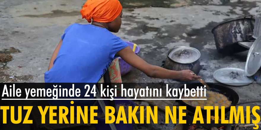 Nijeryada korkunç olay! Aile yemeğinde 24 kişi hayatını kaybetti