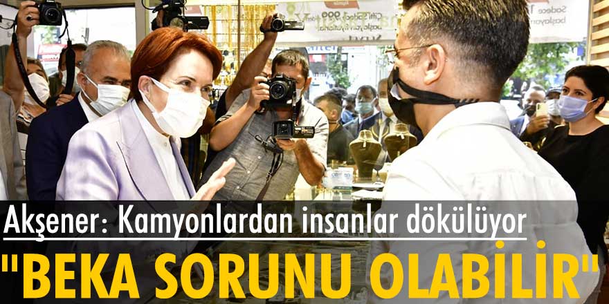 İYİ Parti Lideri Akşener: Bir iddia var. Erdoğan neler olduğunu açıklaması lazım