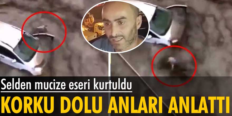 Bozkurt'taki selden mucize eseri kurtulan Yılmaz Ersevenli, korku dolu anları anlattı