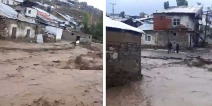 Kars Sarıkamış'ta sel felaketi