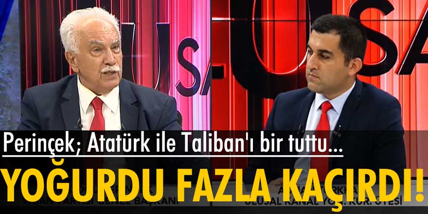 Vatan Partisi Genel Başkanı Doğu Perinçek'in, Atatürk ve Taliban  kıyaslaması sosyal medyada olay oldu!