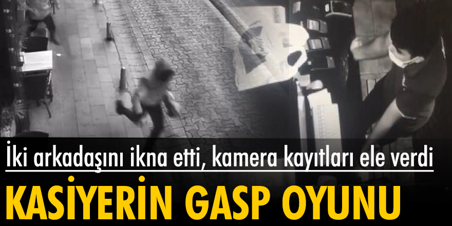 Kasiyerin gasp oyunu ortaya çıktı