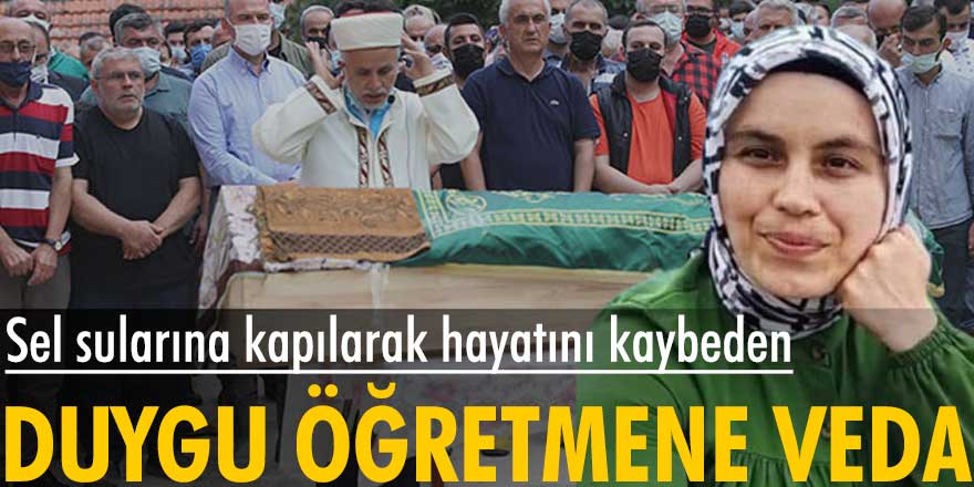 Bozkurt'ta sel sularına kapılarak hayatını kaybeden Duygu Çelikel son yolculuğuna uğurlandı