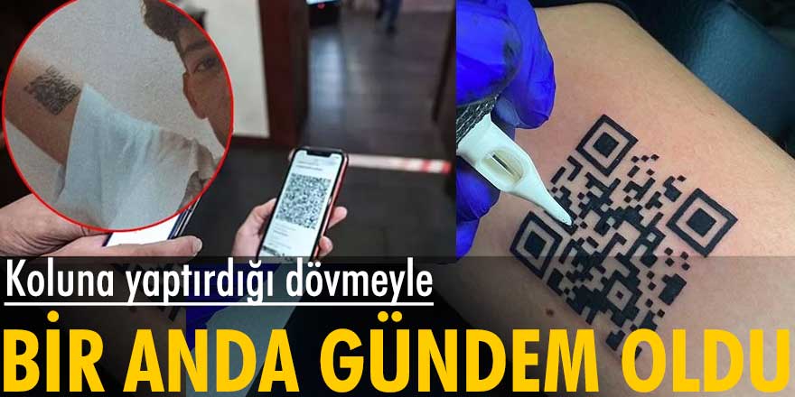 İtalya’da bir genç koluna yaptırdığı dövmeyle gündem oldu