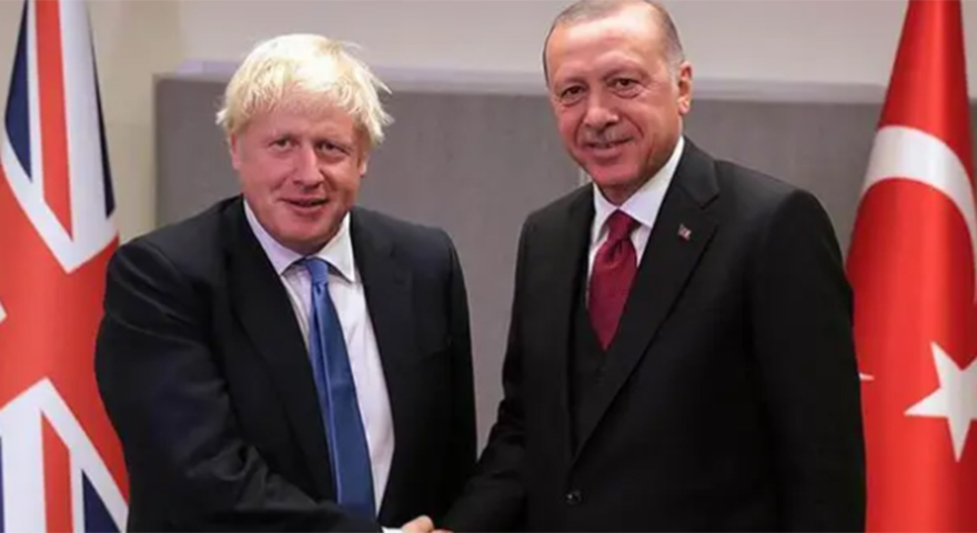 Cumhurbaşkanı Erdoğan Boris Johnson ile telefonla görüştü