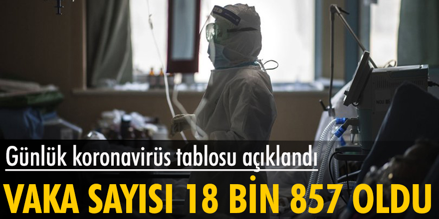 23 Ağustos tarihli koronavirüs tablosu açıklandı