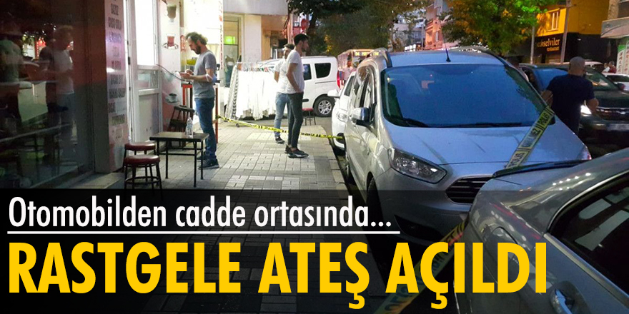 Bursa'da otomobilden cadde ortasında rastgele ateş açıldı