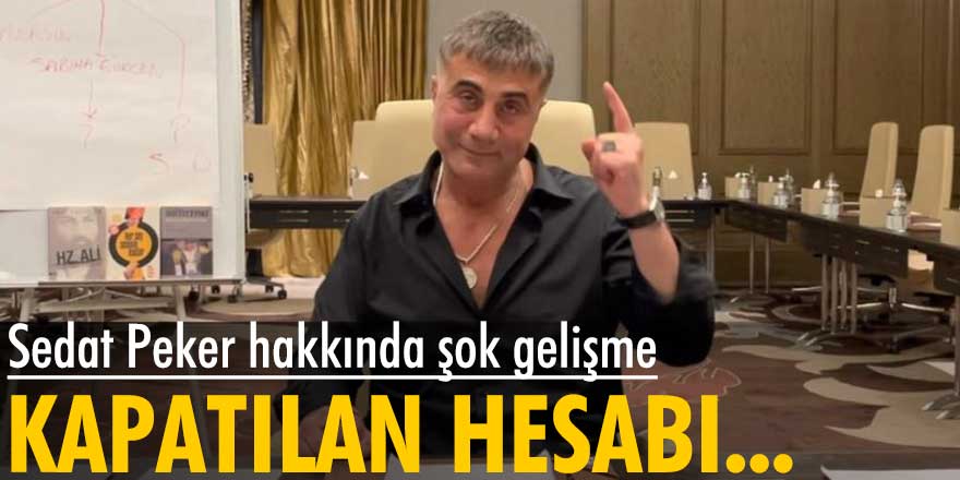 Organize suç örgütü lideri Sedat Peker'in kapanan Instagram hesabı açıldı