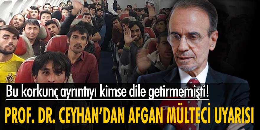 Bilim Kurulu üyesi Prof. Dr. Ceyhan: "Afganların aşı hikayeleri yok, hastalık durumları bilinmiyor”