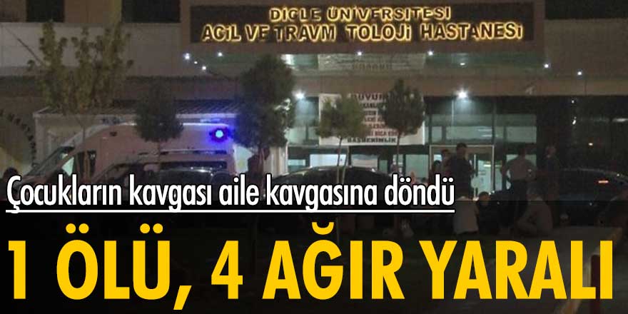 Çocukların kavgası aile kavgasına döndü: 1 ölü, 4 ağır yaralı