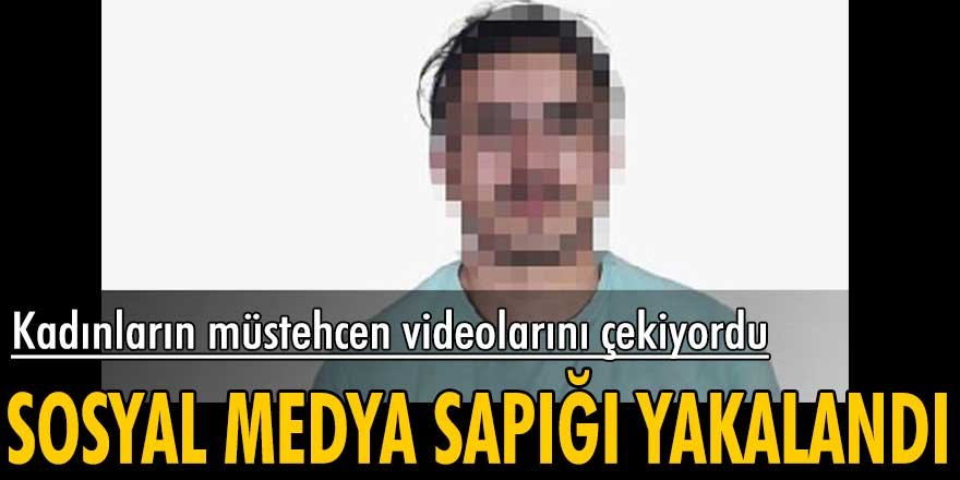 Afgan uyruklu şahıs, kadınların müstehcen videolarını çekerken yakalandı