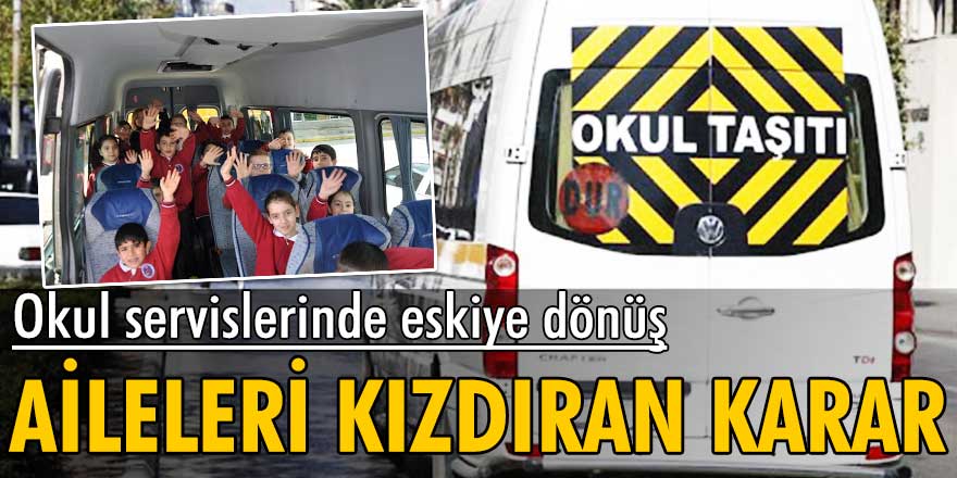 Faciaya davet: Okul servisleri için tepki çeken karar