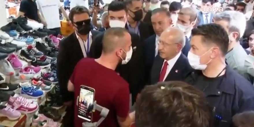 Kemal Kılıçdaroğlu'nun Çorum ziyaretinde AKP'ye oy veren bir vatandaş isyan etti