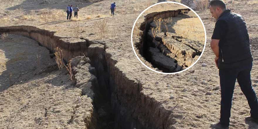 Konya'da oluşan ilginç obruk görenleri şaşırttı