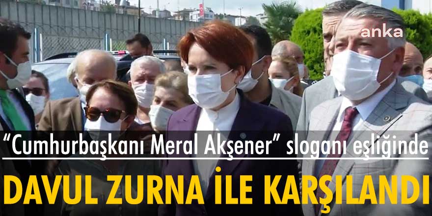 Meral Akşener Trabzon'da 'Cumhurbaşkanı Meral Akşener' sloganıyla karşılandı