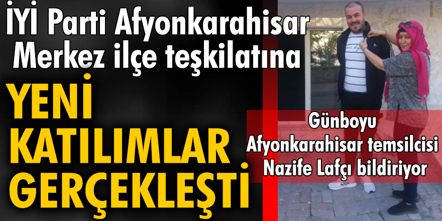 Afyonkarahisar'da İYİ Partiye katılım...