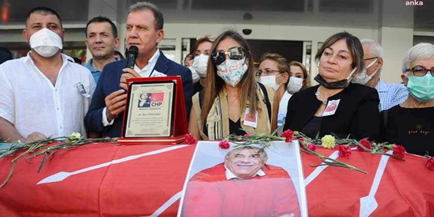 Eski CHP Mersin İl Başkanı F. Bora Yorulmaz son yolculuğuna uğurlandı