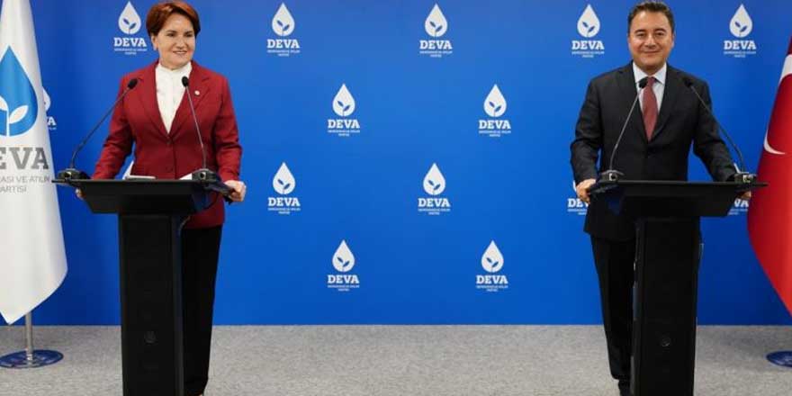 İYİ Parti Genel Başkanı Meral Akşener'den Ali Babacan'a ziyaret