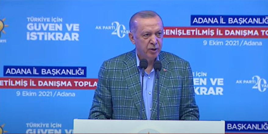 Cumhurbaşkanı Erdoğan Adana'da konuştu