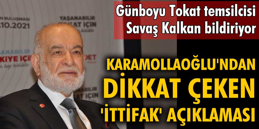 Temel Karamollaoğlu'ndan dikkat çeken 'ittifak' açıklaması
