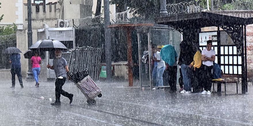 Meteoroloji'den Trakya için 'kuvvetli yağış' uyarısı