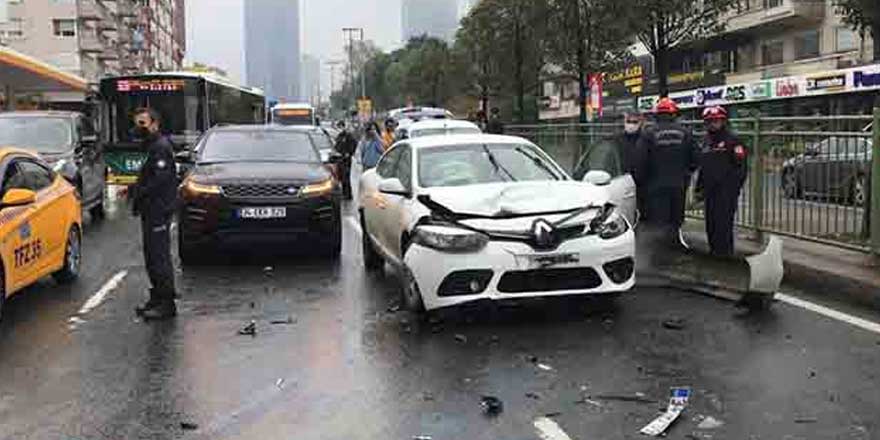 Beşiktaş'ta zincirleme kaza