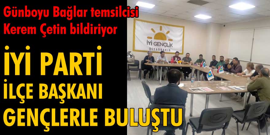 İYİ Parti İlçe Başkanı Hamdin Özdemir gençlerle buluştu!