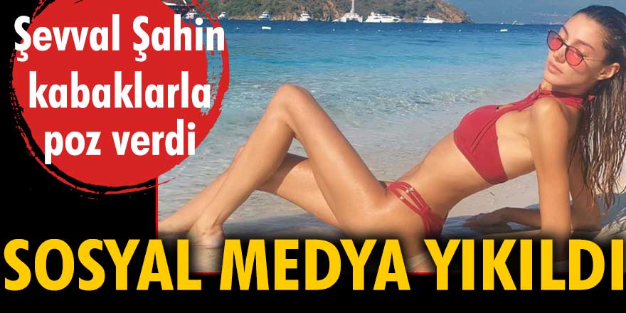 Şevval Şahin kabaklarla poz verdi. Sosyal medya yıkıldı