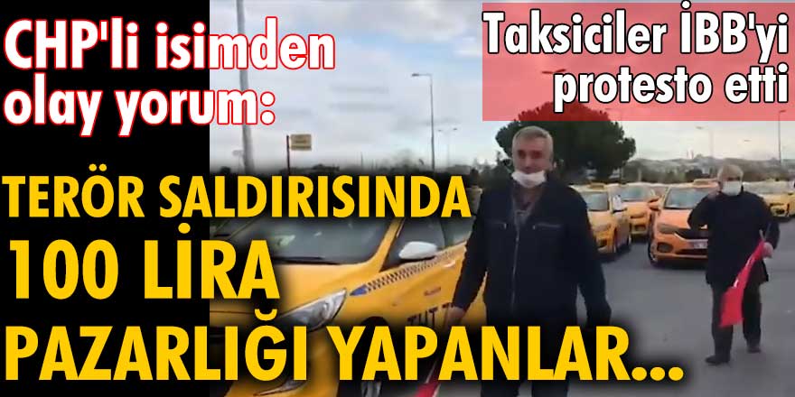 Taksiciler İBB'ye kontak kapatma protesto yaptı Mücahit Avcı'dan olay yorum geldi