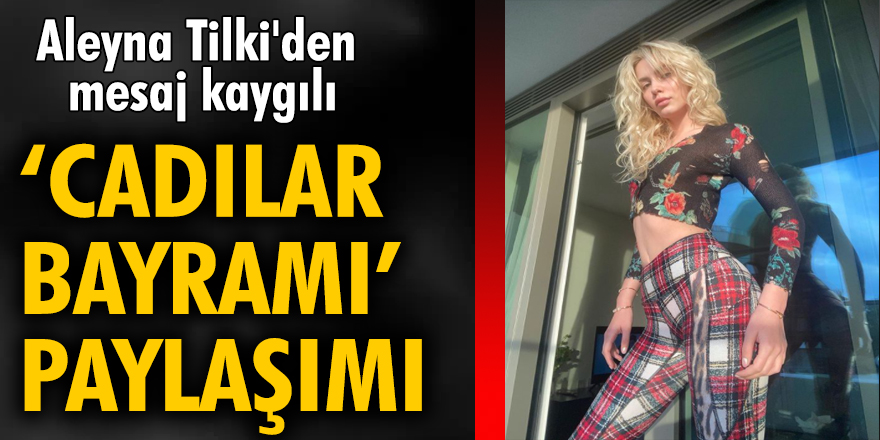 Aleyna Tilki'den mesaj kaygılı 'Cadılar Bayramı' paylaşımı