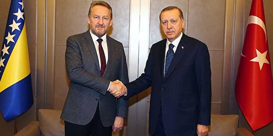 Cumhurbaşkanı Erdoğan, Bakir İzetbegoviç'i kabul etti