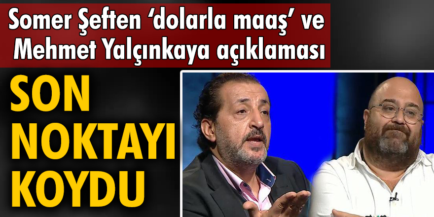 Somer Sivrioğlu'ndan 'Masterchef'ten dolarla maaş alıyor' haberleri ve Mehmet Yalçınkaya hakkında açıklama