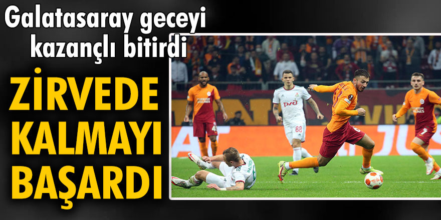 Galatasaray - Lokomotiv Moskova: 1-1