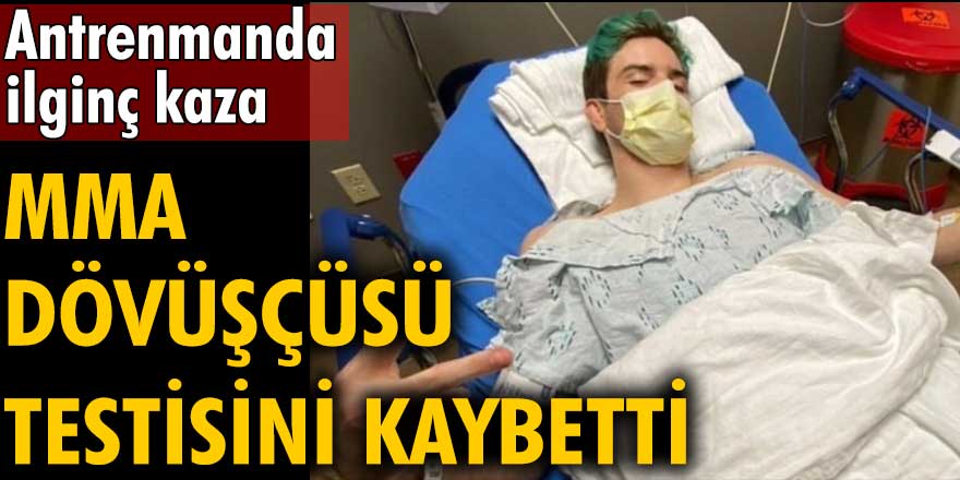 Antrenmanda ilginç kaza! MMA dövüşçüsü Christian Lohsen, testisini kaybetti