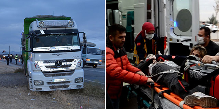 Okul servisinden inen öğrenciye yolun karşısına geçerken kamyon çarptı