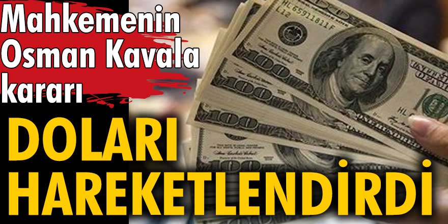 Mahkemenin Osman Kavala kararı doları hareketlendirdi