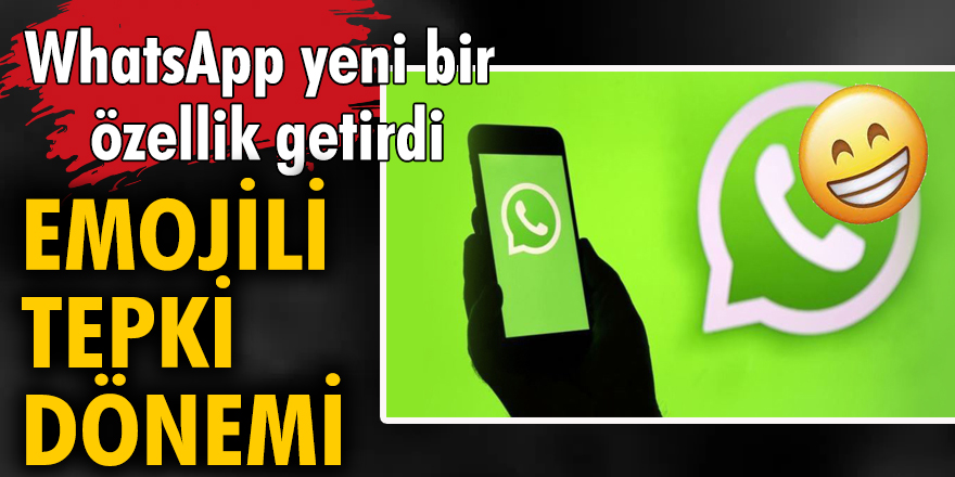 WhatsApp yeni bir özellik getirdi! Emojili tepki dönemi...