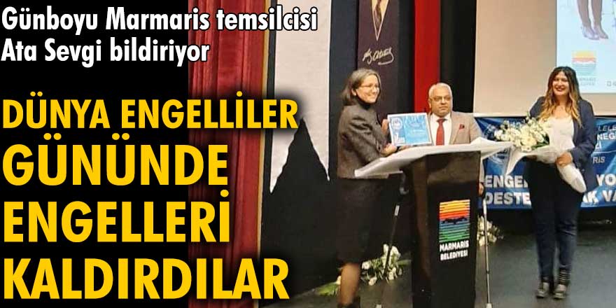 Dünya Engelliler Gününde engelleri kaldırdılar