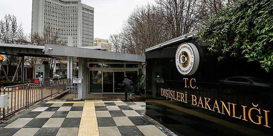 Dışişleri'nden Irak'taki terör saldırısına kınama