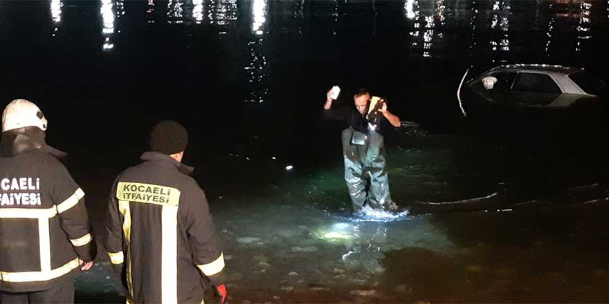 Otomobili denize sürdü, hatırlamadığını söyledi